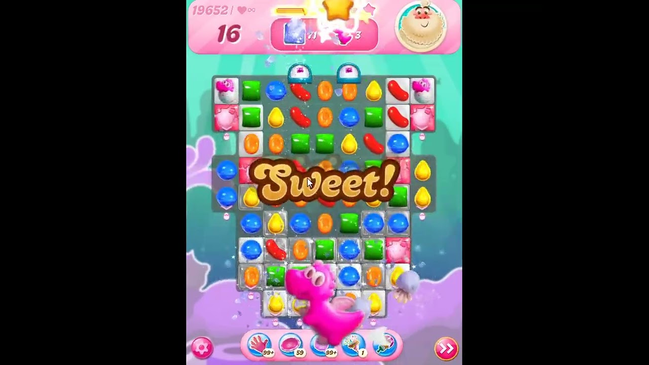 ◯キャンディ Candy Crush Saga Level 19652 - NO BOOSTERS | SKILLGAMING ✓ - YouTube