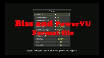 How to set up Biss and powervu keys on your tv box with format file