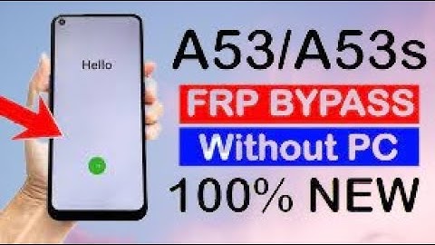 Oppo A53-A53s FRP BYPASS Android 11-12 New Trick unlock google account lock without Pc new security