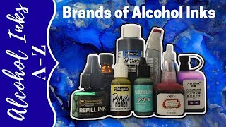Full Review & Comparison of 8 Alcohol Ink Brands: Ranger, Copic, Spectrum, Pinata...