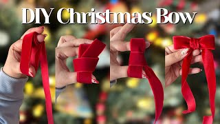 Viral Velvet Bows &amp; how to make them