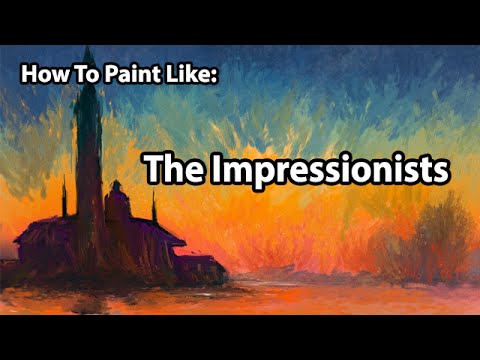 How To Paint Like The Impressionists - Corel Painter Tutorial - How To Paint Like The Impressionists - Corel Painter Tutorial