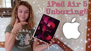 iPad Air 5 *Pink* Unboxing ASMR| 64gb M1 Chip 2022 by Jasmine the Waffle 8,455 views 1 year ago 12 minutes, 1 second