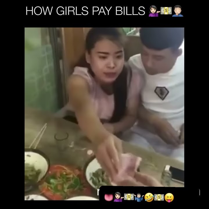 How Girls Pay Bills #funny #couple #vines