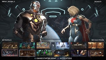 Injustice 2 Super girl vs Darkseid