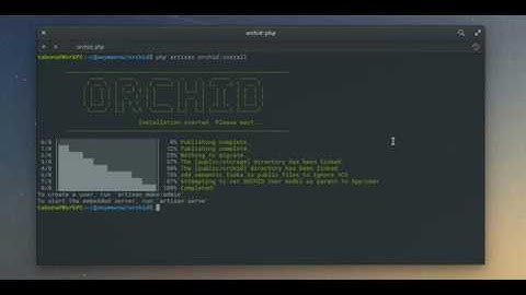 Laravel ORCHID 3.0 Installer