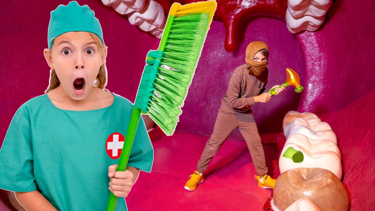 ⁣Five Kids Let's get rid of cavities Collection Children's Songs and Videos