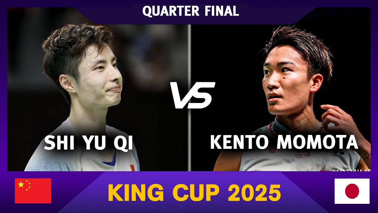 SHI Yu Qi Vs Kento MOMOTA | KING CUP International Badminton Open