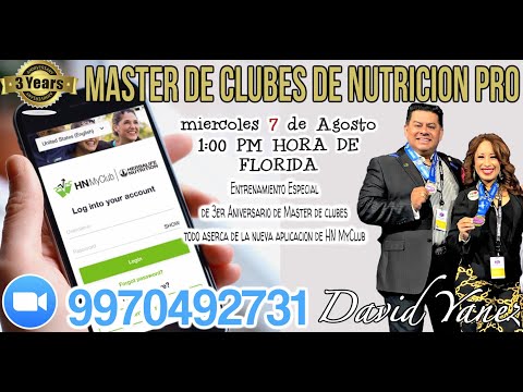 Master de Clubes de Nutricion Pro Aplicación  nueva HNMyClub