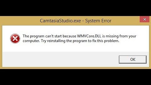 [Solved] The code execution cannot proceed because WMVCore.DLL was not found