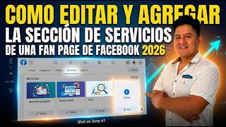How to Edit and Add the Services Section to a Facebook Fan Page 2026 screenshot 3