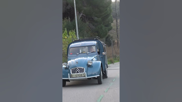 Así suena el Citroën 2 CV AZU del Año 1966 en este #shorts