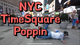 Poppin Outside - TIME SQUARE, NY  [Poppin Hyunjoon 팝핀현준]