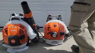 stihl Br 600 Vs Stihl 800 c Magnum( 800c Clearly Winner)