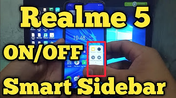 How to Turn ON/OFF Smart Sidebar in Realme 5 | Realme 5 Tips and tricks