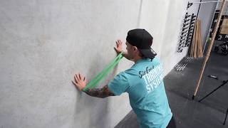Banded 3 point wall taps