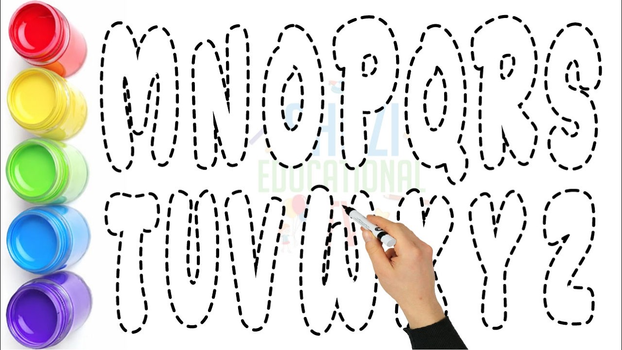 Let's Learn to Draw and Paint MNOPQRSTUVWXYZ for Kids