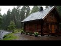 Peaceful Rain by the River Cabin – Nature Sounds for Meditation & Focus