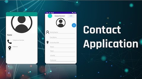 Contact Application - Android Studio - Demo