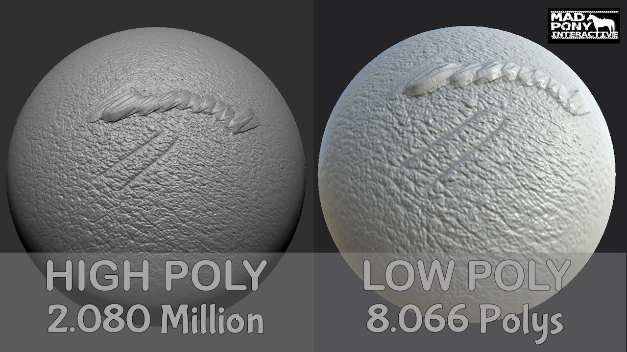zbrush project high poly to low poly