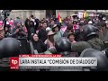 Marcha de mujeres de la COB llegó al centro de La Paz con cacerolas en mano