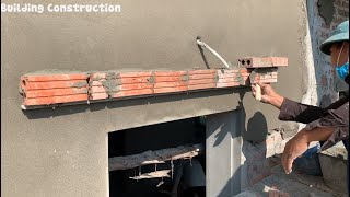 Techniques For Building Roofs On Outdoor Windows From Brick And Cement