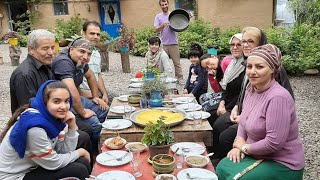 رمضان حول العالم!! مع أسرة إيرانية تعيش وتعمل في الريف وابداعها في سفرة فطار و سحور رمضان الرائع