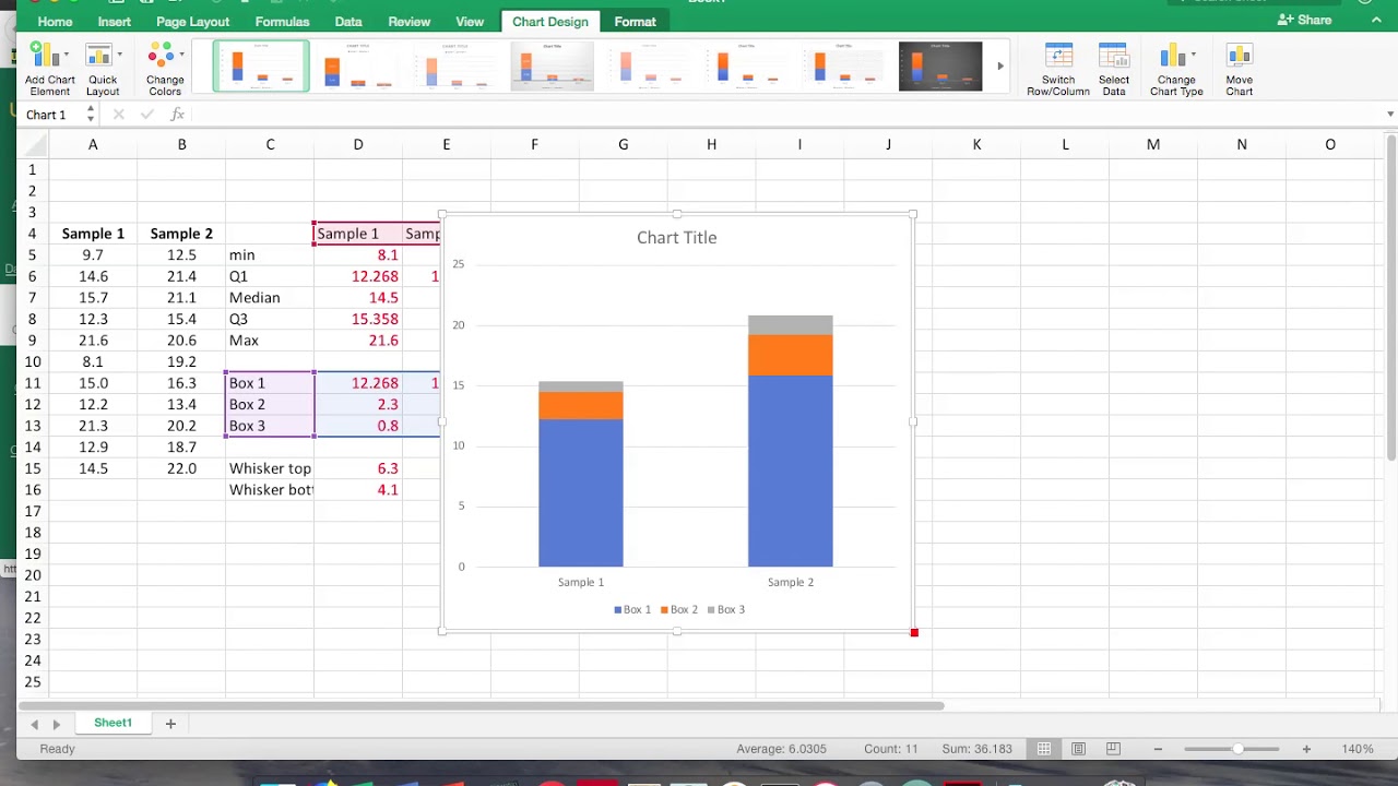 Box And Whisker Chart Excel