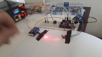Arduino uno ile lazerli  güvenlik sistemi