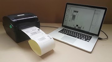 Barcode print from MAC book demo