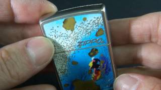 ZIPPO　ジッポライター　2002年製  「サーファー」デザインプリント