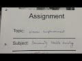 Assignment on Women Empowerment ll Community health nursing ll Gender Equality