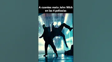 ¿Cuántas personas ha matado John Wick?