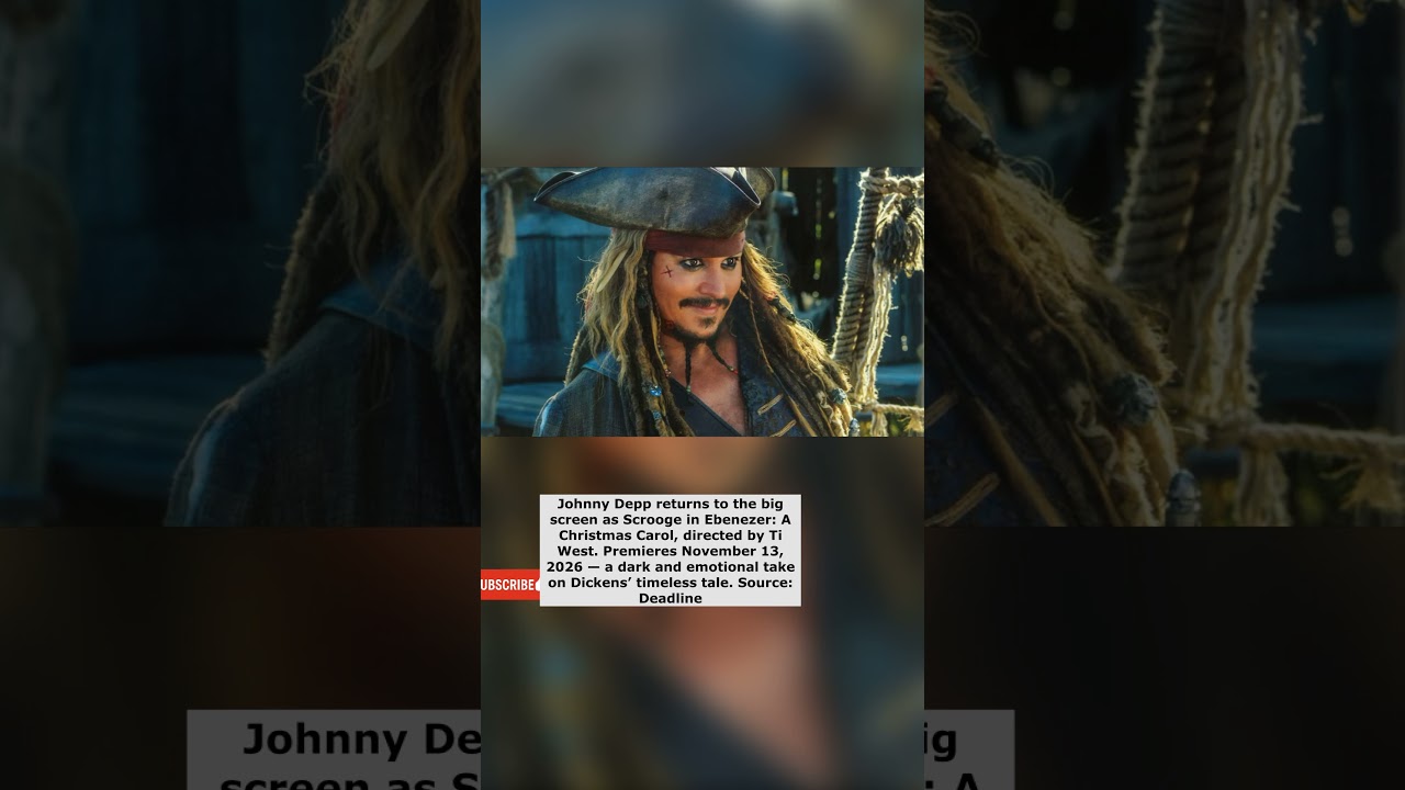 Johnny Depp Returns as Scrooge in &ldquo;Ebenezer: A Christmas Carol&rdquo; &mdash; Movie News #328 (24 October 2025)