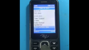 itel it5027 time & date setting #phonesetting #mobilephone