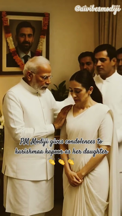 😔Modiji give Condolences to Karisma Kapoor After Sunjay Sudden Death #modiji #sunjaykapur #karishma