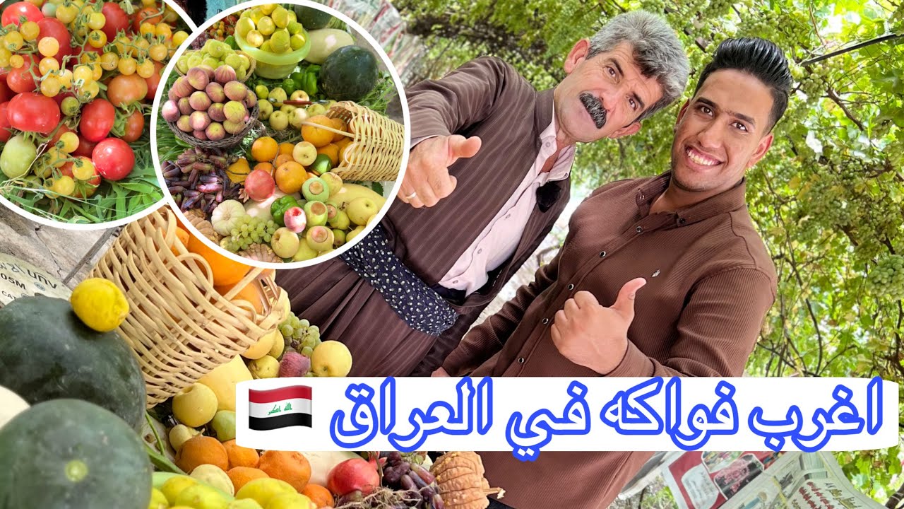 Самые странные фрукты в Ираке 🇮🇶 провинция Халабджа с фермы Мам Азад 🍇 🍏🍊🥭🍉🥑