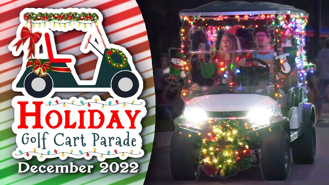Nocatee Holiday Golf Cart Parade 2022 YouTube