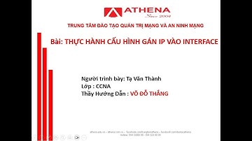 Bài 3. Gán địa chỉ IP cho Router