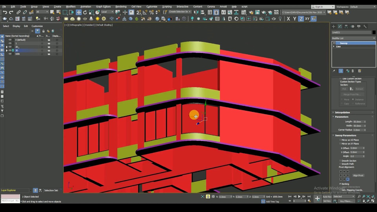  3ds  Max  Exterior Modeling  Basic 3ds  Max  Building Modeling  