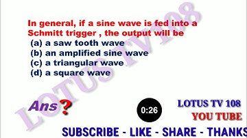 OPAMPS CIRCUITS IMPORTANT MCQ / QUIZ 1 FOR/ GATE/ ESE / BARC / ISRO/ PSUS PREPARATION