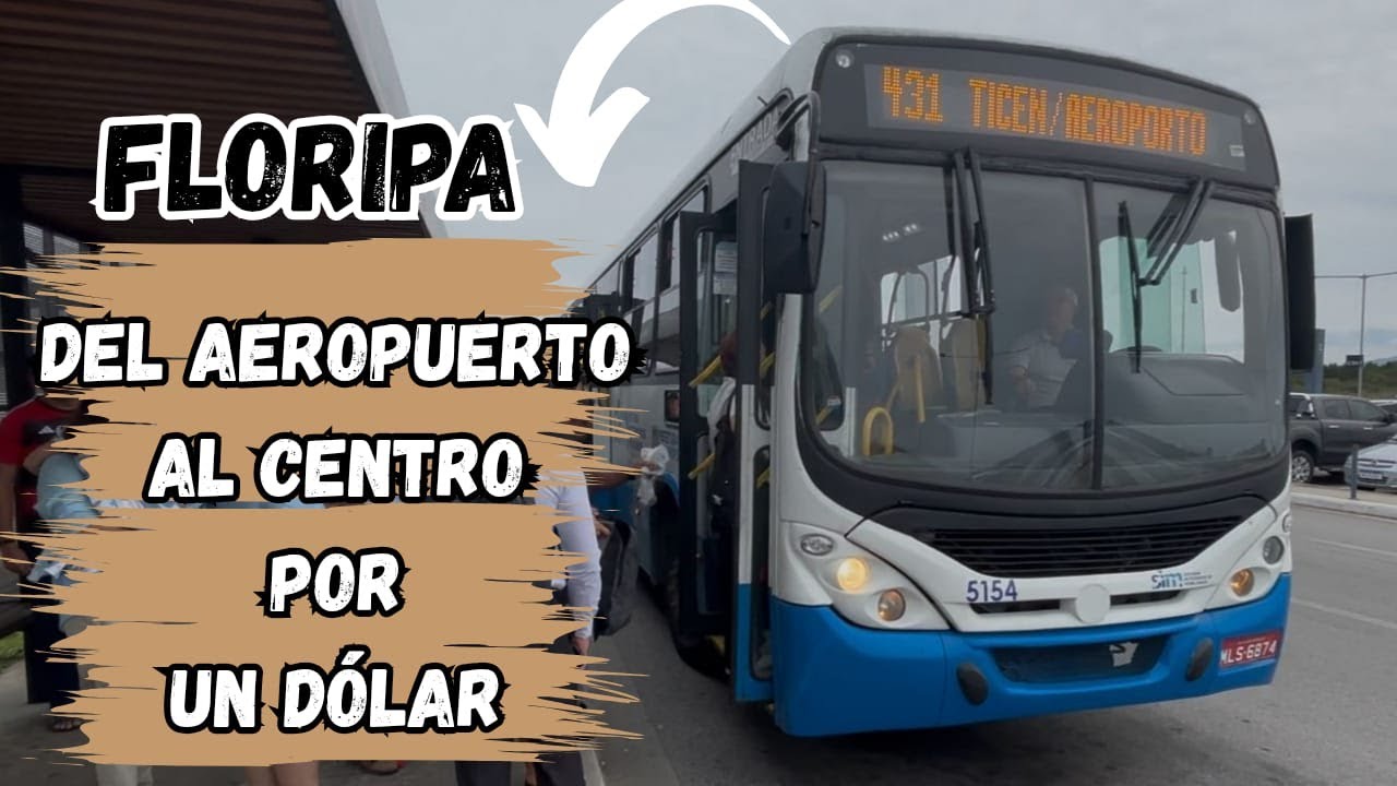 Cómo ir del Aeropuerto de Florianópolis al Centro (TICEN) 🚍 | Guía rápida y barata