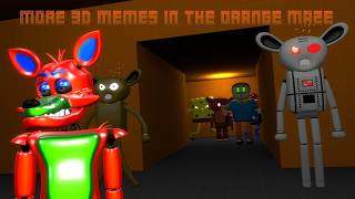 More 3D Memes In The Orange Maze screenshot 1