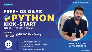 Day 3 | Python Kick Start Program