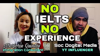 NO EXPERIENCE | NO IELTS | HOW TO COME TO CANADA By @MarjorieQuintos & Soc Digital Media