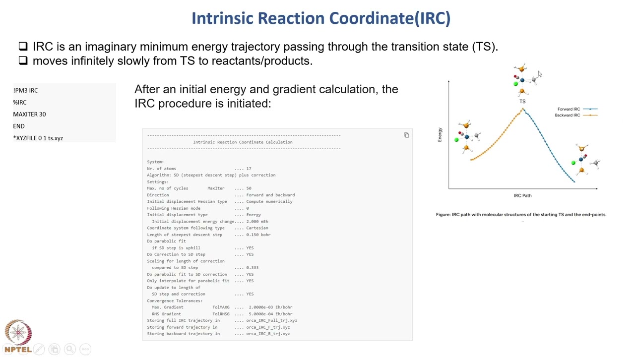 Week 8: Lecture 47: Transition state search - III