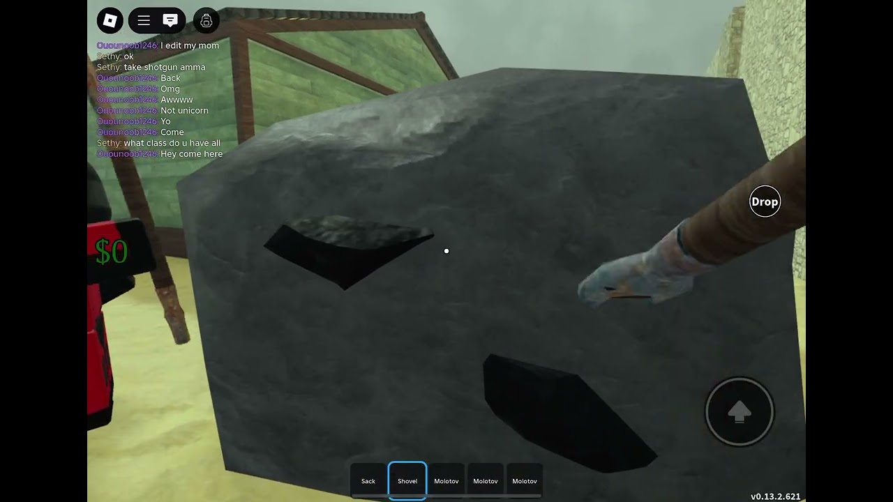 Random coal ore in safe zone