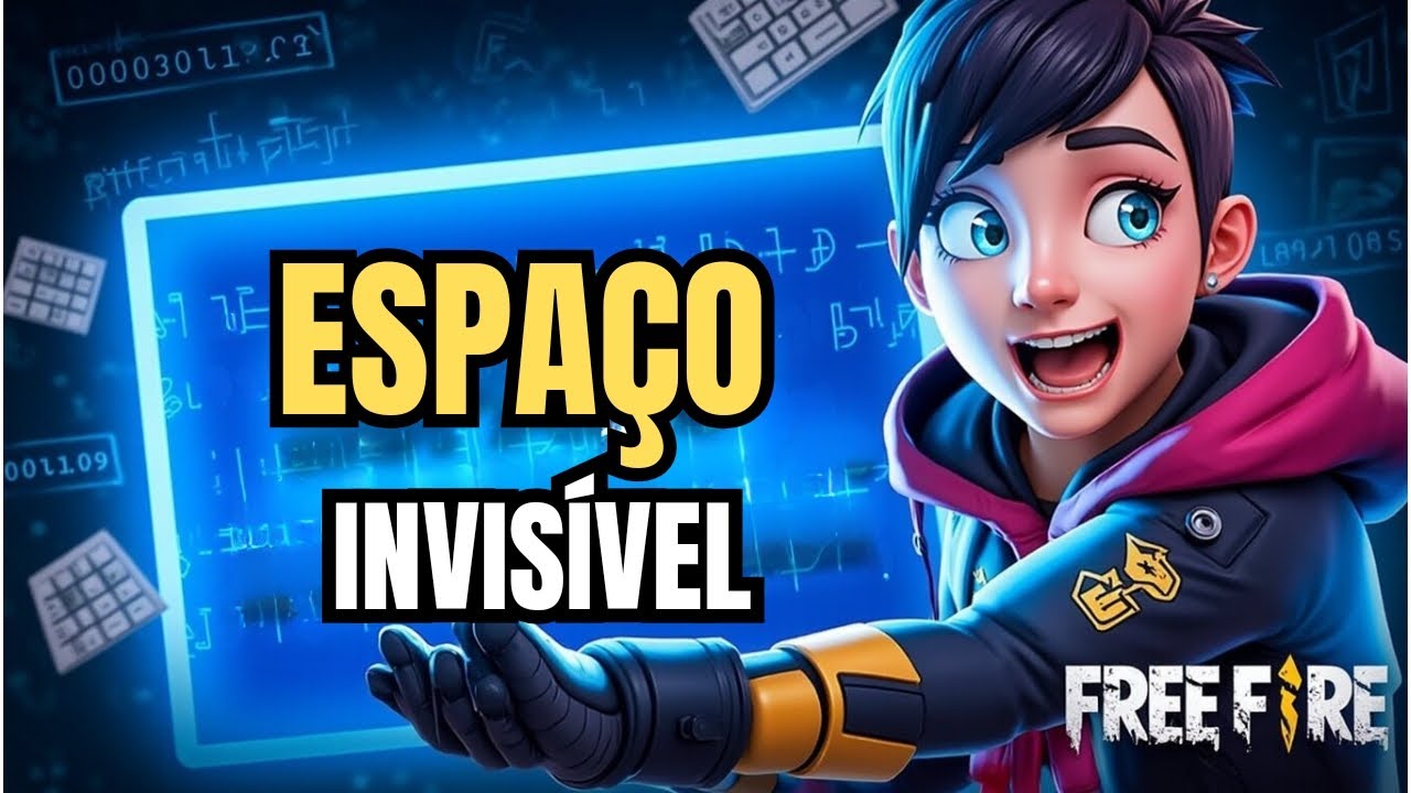 Como Colocar ESPAÇO INVISÍVEL no Nick do Free Fire: Tutorial - YouTube