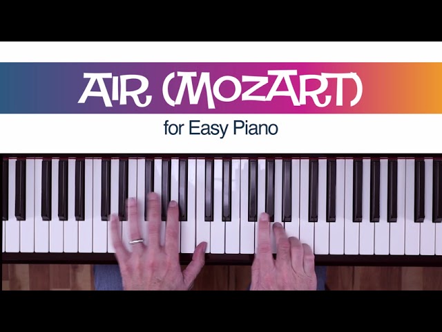 Air (Mozart) | Easy Piano Sheet Music - Free! - Youtube
