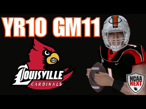 👀 Top 5 Opponent - #5 Louisville @ #1 Miami - NCAA Football 06 - YR10 GM11